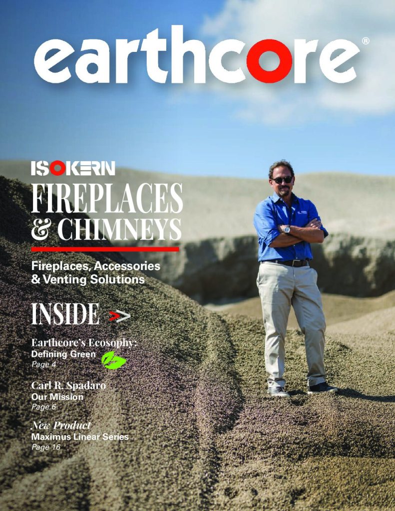 Isokern Fireplaces Earthcore Fireplace & Outdoor Living Systems Catalogue cover